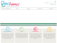 Tablet Screenshot of orthopediatrics.com